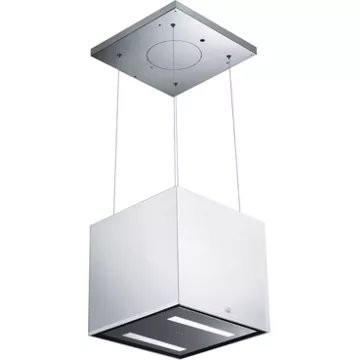 Hotte décorative îlot ROBLIN EPSILONE 400 VERRE BL