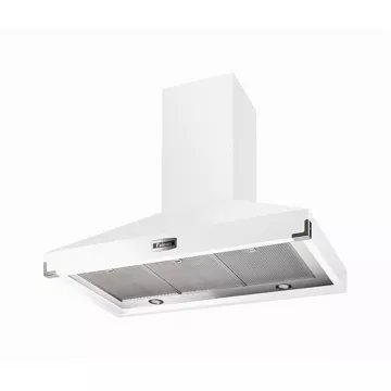 Hotte décorative murale	FALCON PKR110 SUP EXT BLANC POLAIRE NICKEL