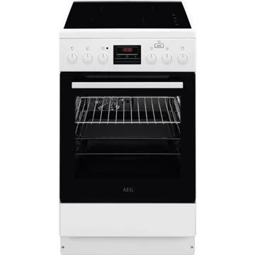 Cuisinière induction AEG CIB56484BW SteamBake