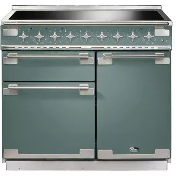 Piano de cuisson induction FALCON ELISE 100 VERT MINERAL MAT NICKEL BROSSÉ
