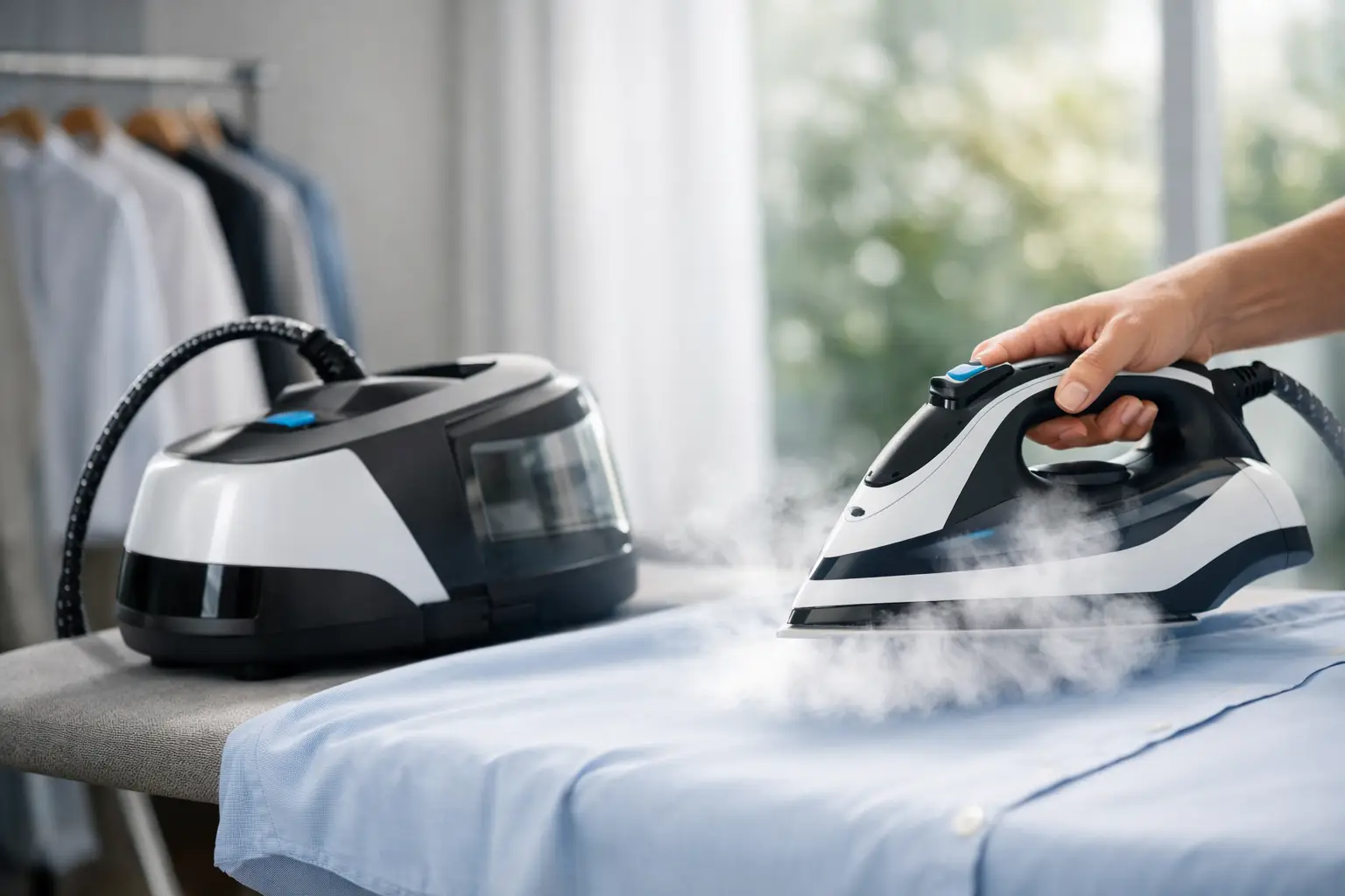 Centrale vapeur puissante pour repassage rapide