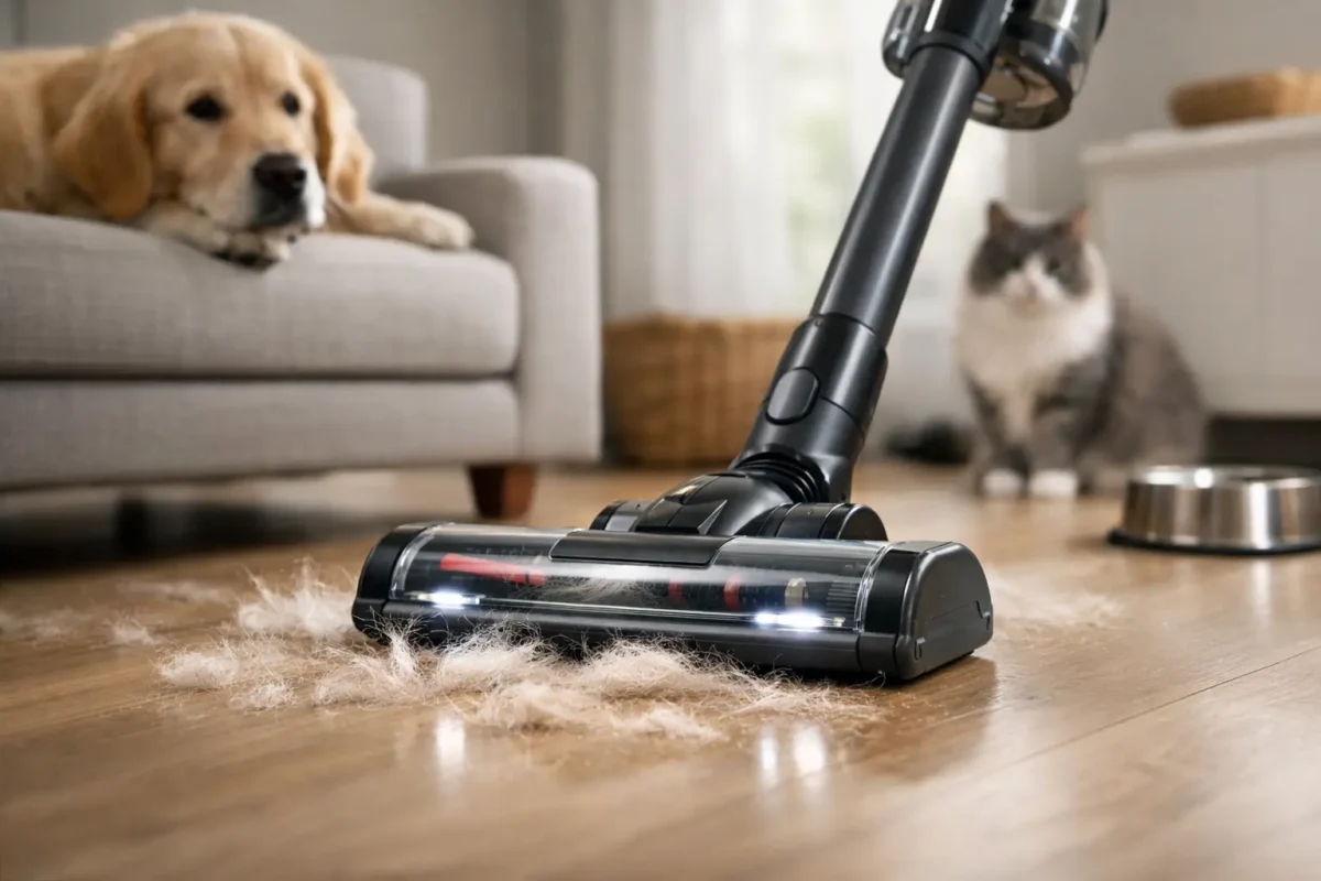 Meilleur aspirateur balai pour poils d’animaux
