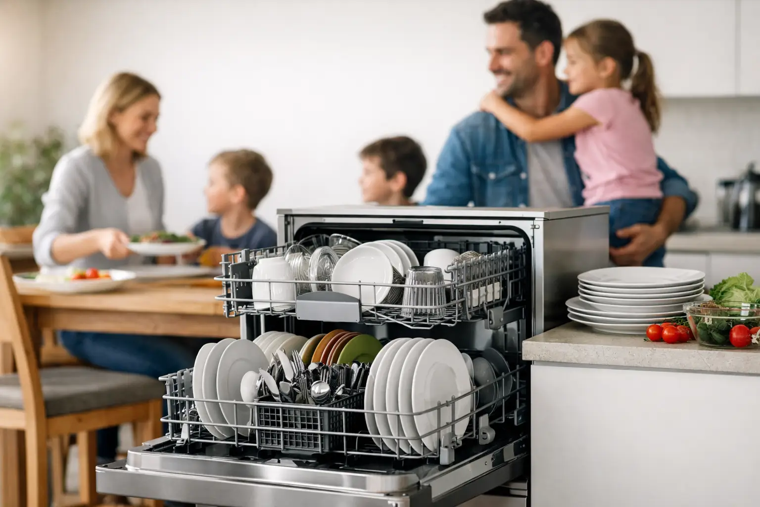 Quel lave-vaisselle pour famille nombreuse ?